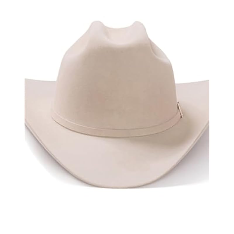 Stetson Silverbelly El Patron 48 30X Felt Hat with 3 pc Buckle Set SFEPTN-4840-61 Cream ‎mens Hats & Caps Stetson