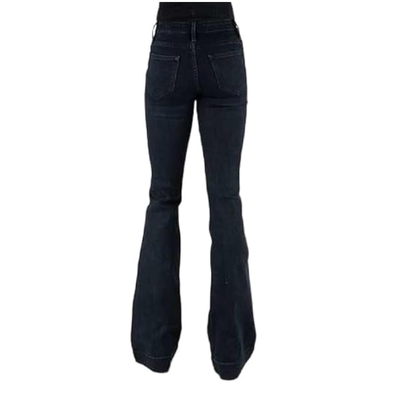 921 High Rise Flare Jeans Black Stetson X Long Inseam Size 6 Womens ‎womens Jeans Stetson