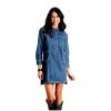 ‎womens Dresses Stetson Stetson Western Dress Womens 3/4 Sleeve S Blue 11-057-0594-7042 BU
