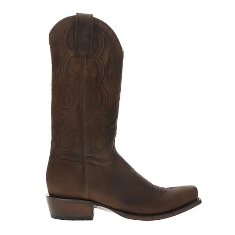 Stetson Mens Paxton Embroidered Snip Toe Casual Boots Mid Calf - Brown - Size 9.5 EE ‎womens Boots Stetson