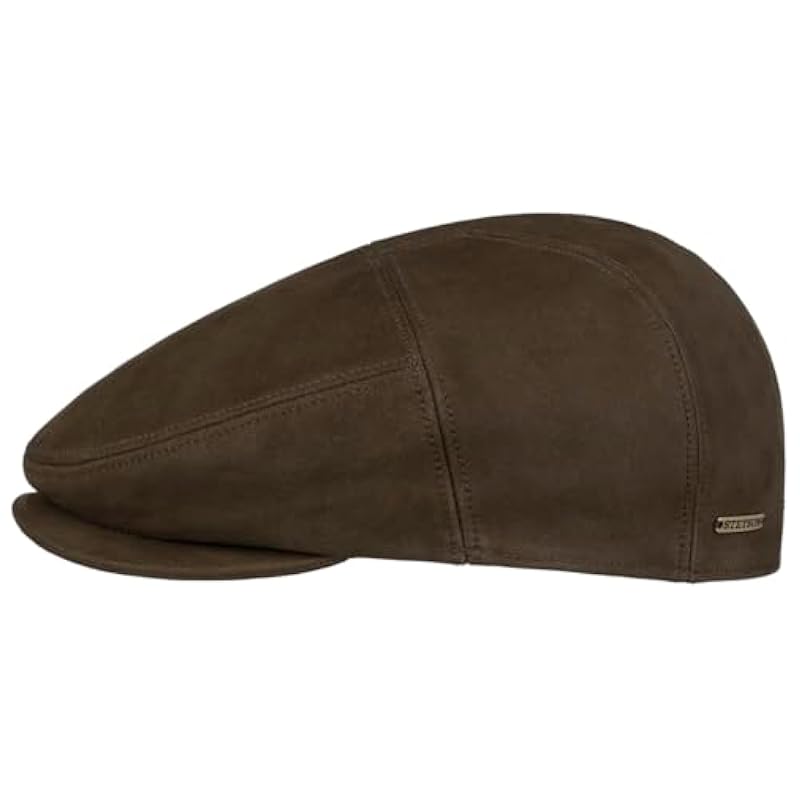 Stetson Sheepskin Driver Flat Cap Men - Brown ‎mens Hats & Caps Stetson