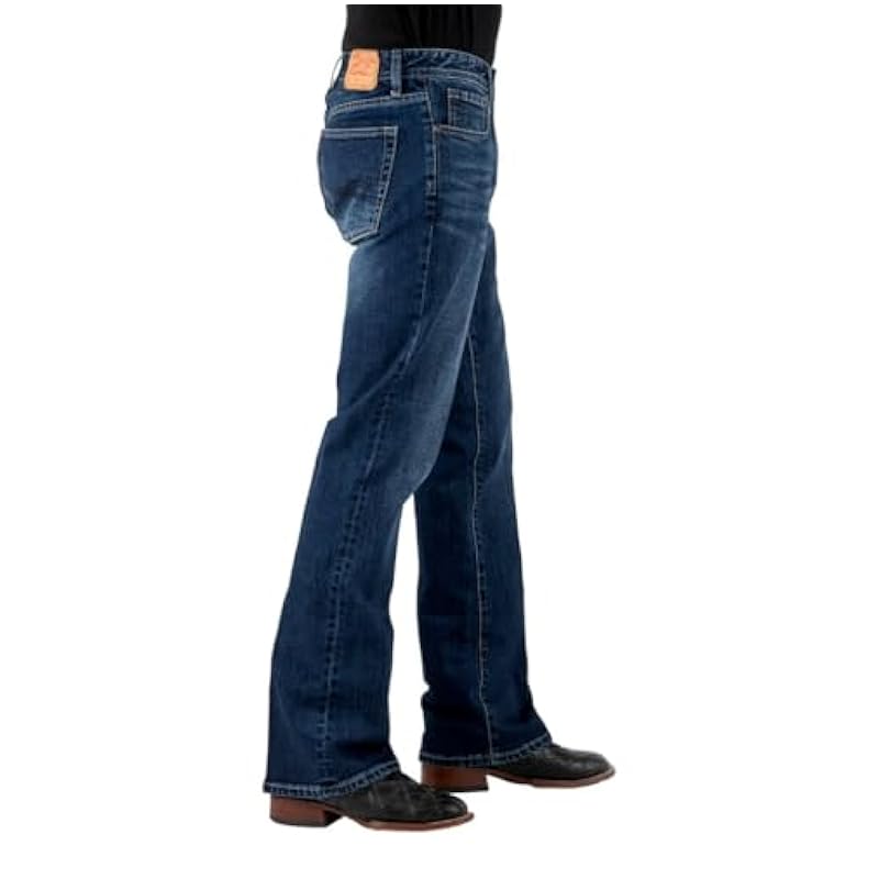 Stetson Western Jeans Men Rocker 1015 28 x 36 Blue 11-004-1015-6000 BU Stetson ‎mens Jeans
