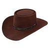 ‎unisex-ad Hats & Caps Stetson Stetson Revenger 4X Felt Chocolate Cowboy Hat (SBRVGR-463422) Chocolate