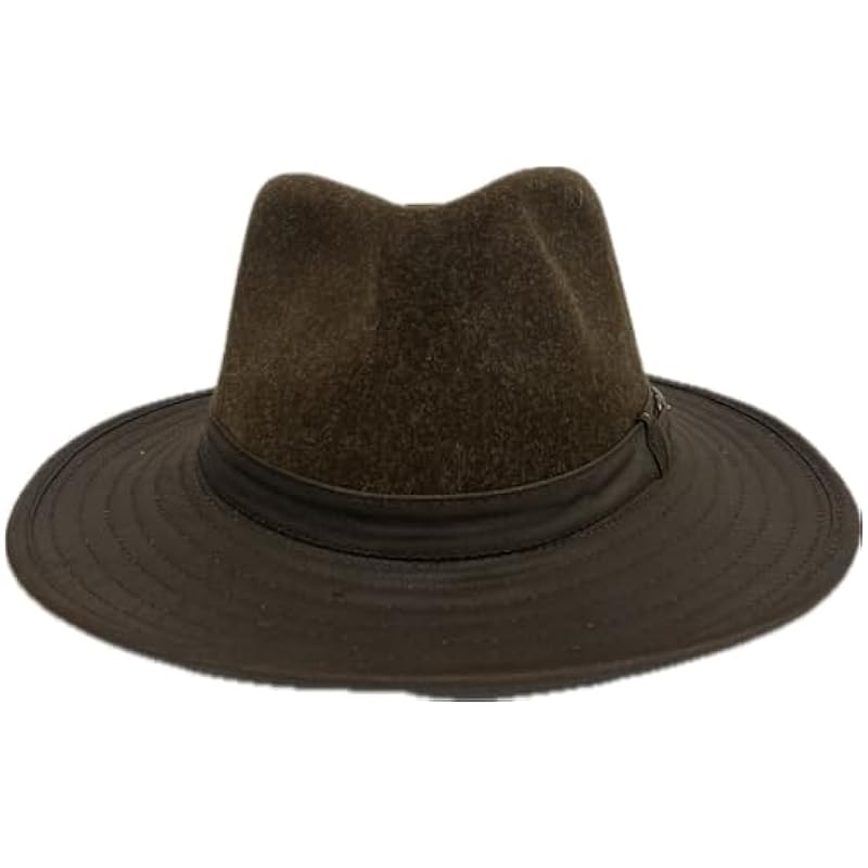 Stetson Hats & Caps ‎unisex-ad Stetson Brown Brewster Cotton Brim Hat STW415 Brown
