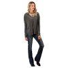 ‎womens Tops, Tees & Blouses Stetson Stetson 0698 Rayon Spandex Jersey Top Grey MD