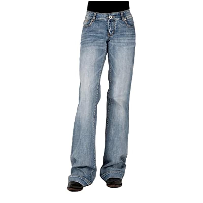 Stetson Jeans ‎womens Stetson Western Jeans Womens Button 12 Long Blue 11-054-0214-0809 BU