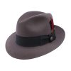 Stetson Mens Frederick Fedora Hat Caribou Stetson Hats & Caps