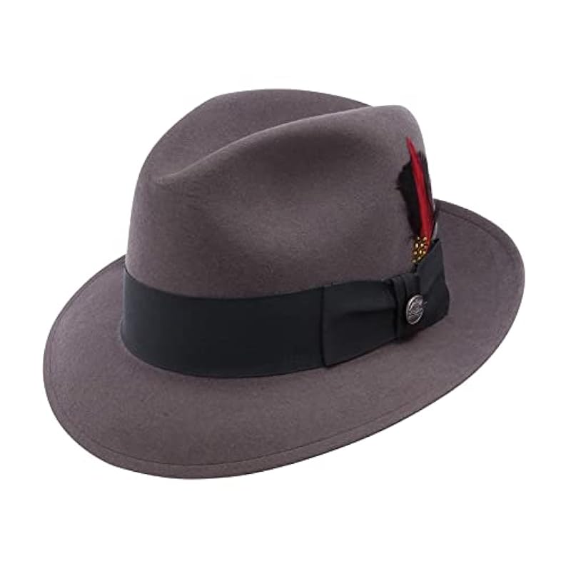 Stetson Hats & Caps Stetson Mens Frederick Fedora Hat Caribou