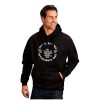 Stetson Western Sweatshirt Mens Fleece L Black 11-097-0562-0906 BL ‎men Active Stetson