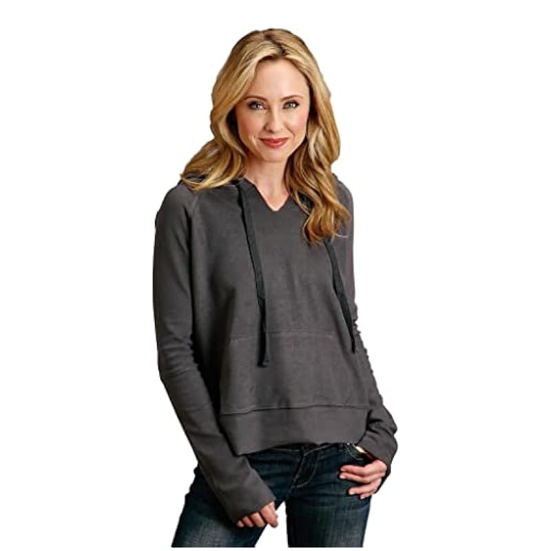 Stetson Western Sweatshirt Womens Hooded M Gray 11-098-0513-7039 GY Stetson ‎womens Fashion Hoodies & Sweatshirts