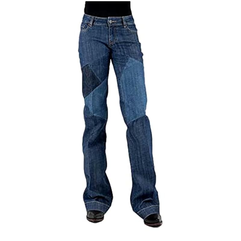 Stetson Stetson Western Jeans Womens Trouser 4 Long Blue 11-054-0214-0811 BU ‎womens Jeans