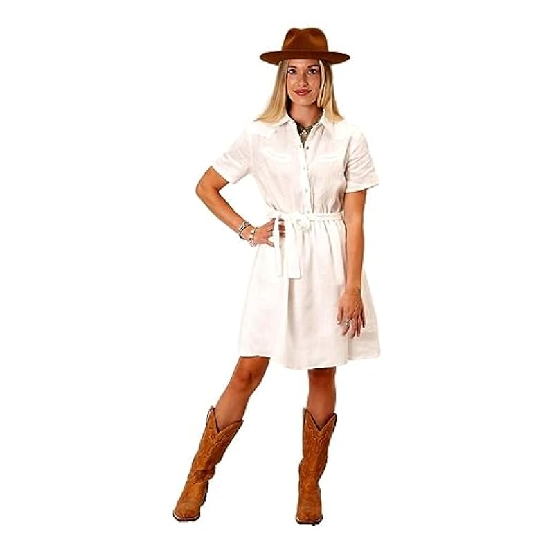 Stetson Stetson Western Dress Womens S/S Shirt XL White 11-057-0592-0517 WH ‎womens Dresses