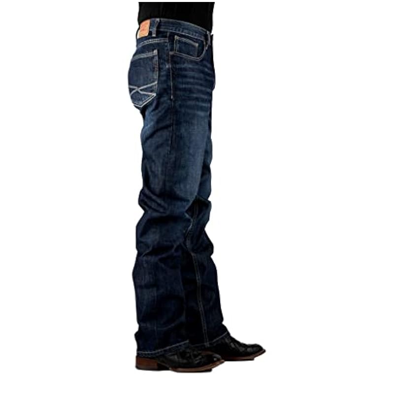 Stetson Stetson Western Jeans Mens 1520 Fit 32 x 32 Blue 11-004-1520-4072 BU ‎mens Jeans