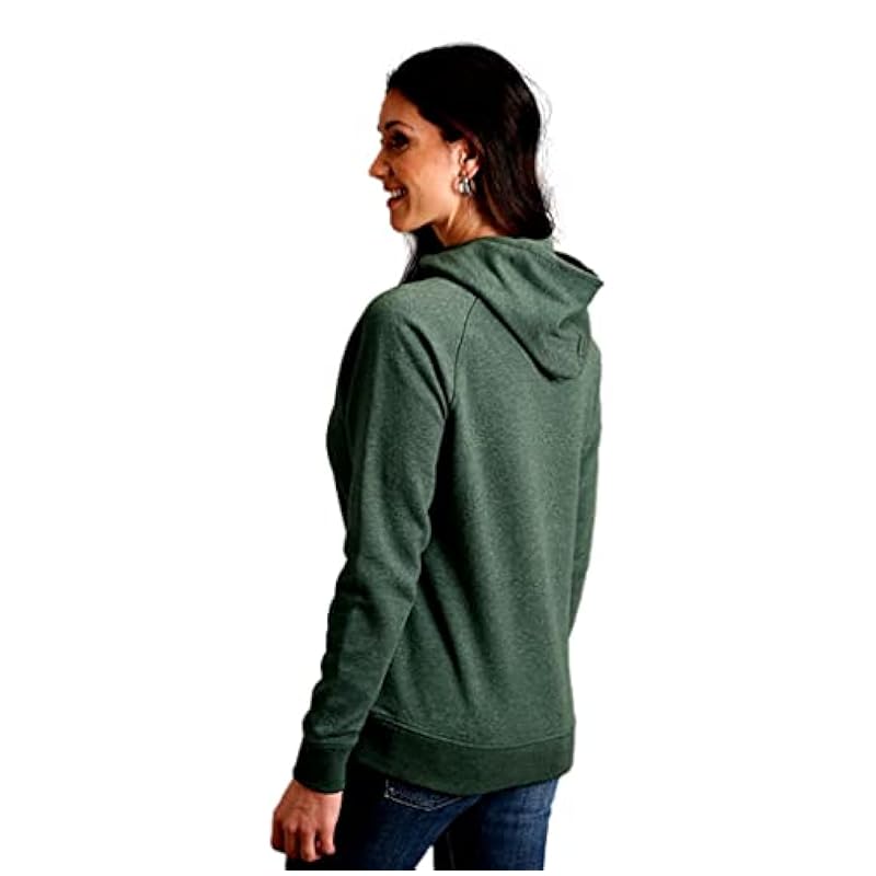 Stetson Active ‎womens Stetson Western Sweatshirt Womens Raglan M Green 11-098-0562-7096 GR