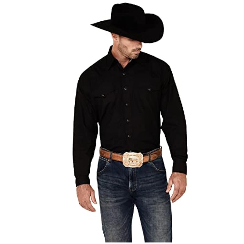 Stetson Shirts ‎mens Stetston Black Fancy Front and Back Yoke Mens Western Snap Shirt 1100104659356BL Black