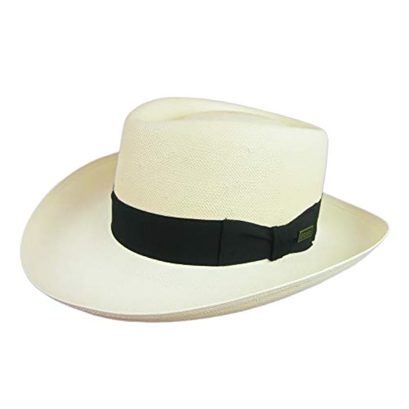 Dobbs Basino - Panama Straw Gambler Hat Natural ‎mens Hats & Caps Stetson