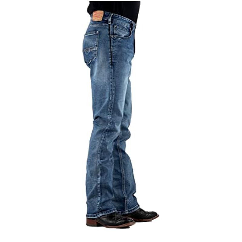 Stetson Western Jeans Mens Straight 36 x 36 Blue 11-004-1211-8003 BU Stetson ‎mens Jeans