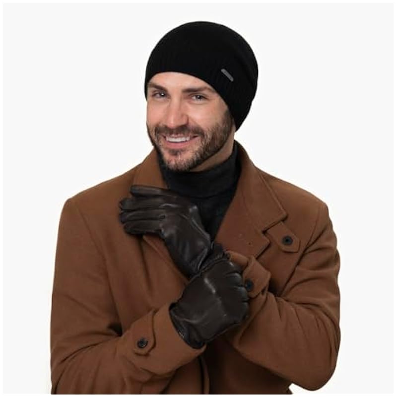 Stetson Classic Uni Goat Leather Gloves Men - Dark Brown Stetson ‎mens Gloves & Mittens