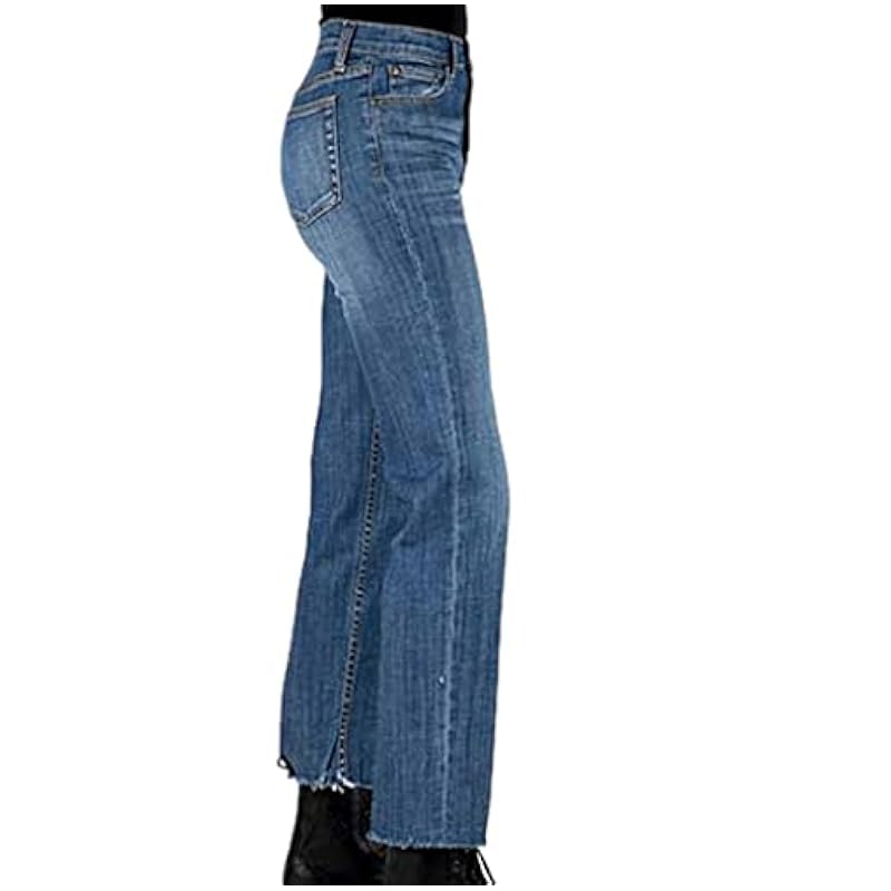 ‎womens Jeans Stetson Stetson Western Jeans Womens Straight 14 Reg Blue 11-054-0915-3000 BU