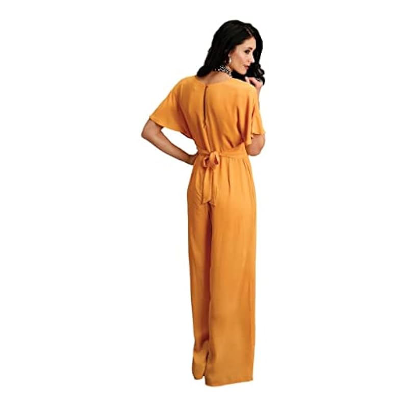 Stetson Jumpsuits, Rompers & Overalls ‎womens Stetson Western Jumpsuit Womens S/S XL Yellow 11-062-0592-7043 YE