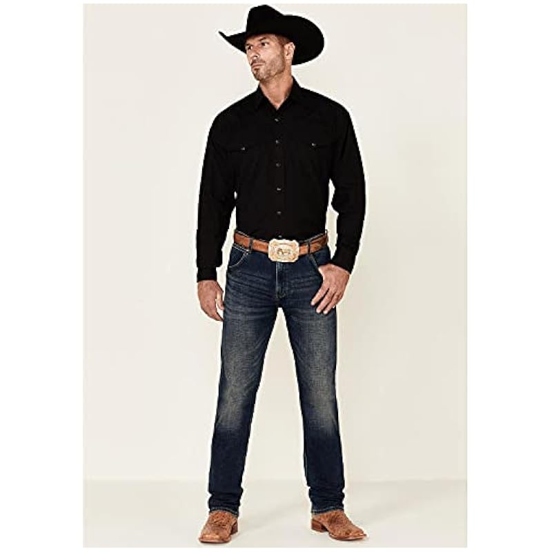 Stetson Shirts ‎mens Stetston Black Fancy Front and Back Yoke Mens Western Snap Shirt 1100104659356BL Black