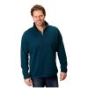 ‎mens Sweaters Stetson Stetson Western Sweater Mens Solid 1/4 Zip M Blue 11-014-0120-6073 BU