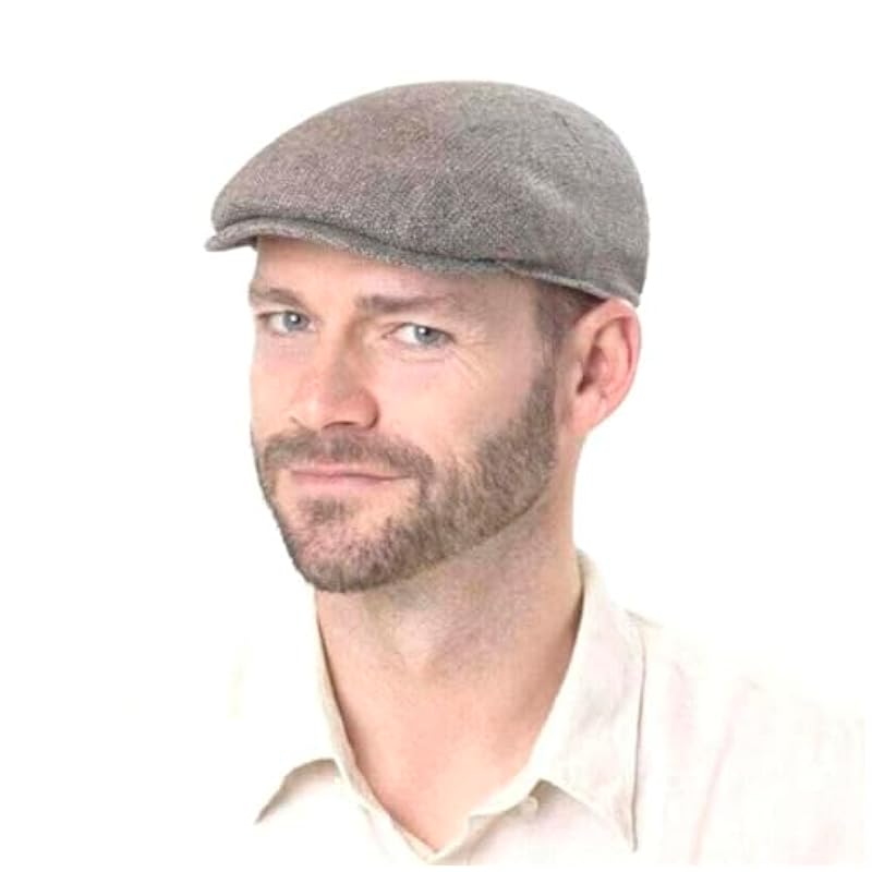 Stetson Viando Silk Driver Flat Cap Men - Made in Germany Brown Stetson ‎mens Hats & Caps