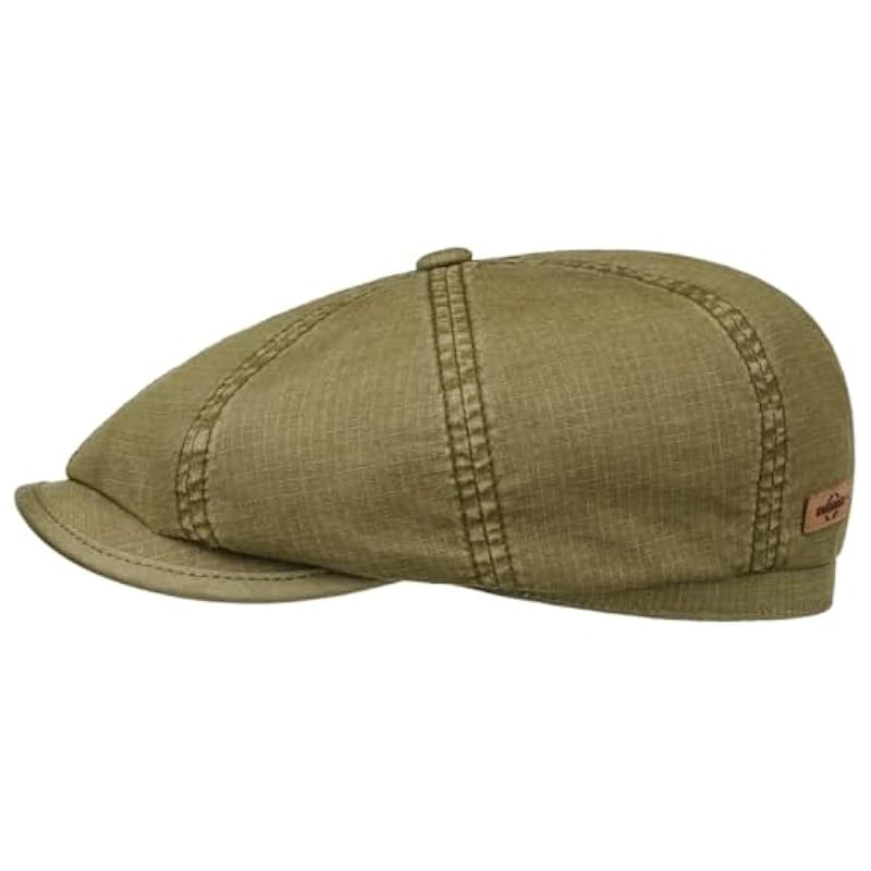 ‎womens Hats & Caps Stetson Stetson Hatteras Ripstop Flat Cap Women/Men - Olive