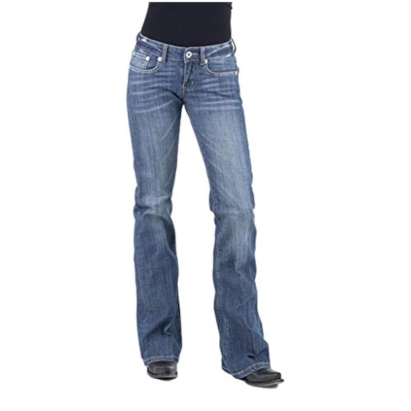 Stetson Stetson Women's Medium 816 Classic Bootcut Jeans Blue 16 REG ‎womens Jeans