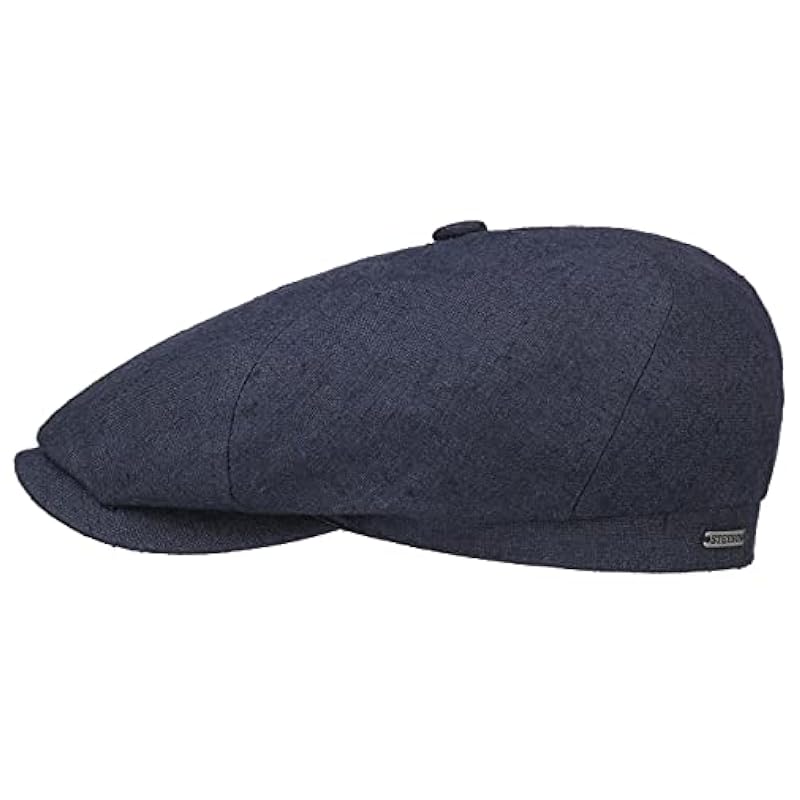 Stetson Kirrin 6 Panel Flat Cap Men navy 7 7/8 ‎mens Hats & Caps Stetson