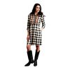 Stetson Women's Buffalo Plaid Collared Shirt Dress White X-Large Stetson ‎womens Dresses