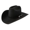 ‎mens Hats & Caps Stetson Stetson Black Corral Buffalo Collection Western Hat - SBCRAL-7540-07 Black