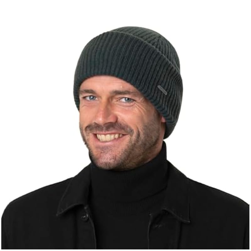 ‎womens Hats & Caps Stetson Stetson Classic Uni Wool Beanie Hat Women/Men - Made in Italy Black