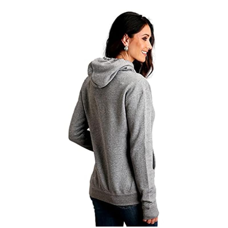 Active Stetson Stetson Western Sweatshirt Womens Est S Gray 11-098-0562-7094 GY