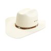 Stetson Hats & Caps ‎mens Stetson Uni‎mens Rodeo Natural Cattleman Straw Western Hat Natural 7 1/4