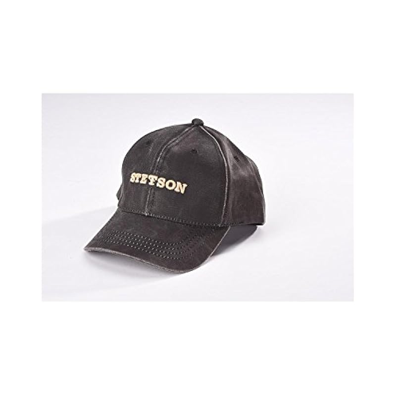 Stetson Men's Oil Skin Ball Cap Black One Size Stetson ‎unisex-ad Hats & Caps
