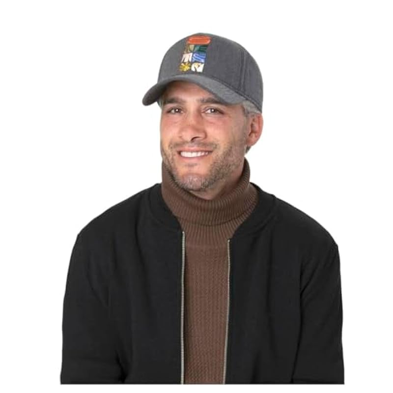 Stetson Stetson Cotton Melange x The Feebles Cap Women/Men - Anthracite ‎womens Hats & Caps