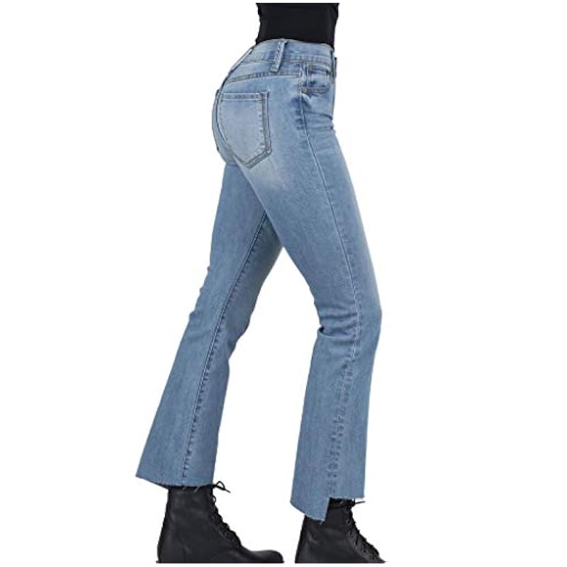 ‎womens Jeans Stetson Stetson 921 High Waist Flare Crop Jeans 12 - Regular Blue