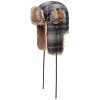 Stetson Hats & Caps ‎mens Stetson Lambswool Check Aviator Hat Men Blue 7-7 1/8