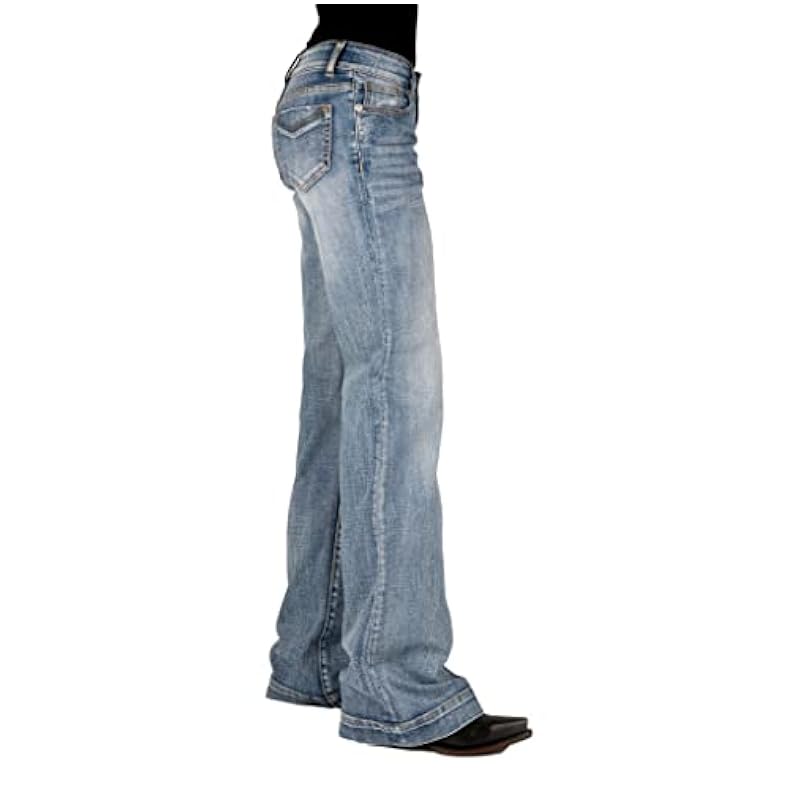 ‎womens Jeans Stetson Stetson Western Jeans Womens Button 12 Reg Blue 11-054-0214-0809 BU