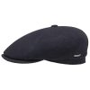 Stetson Reid 6 Panel Flat Cap Men - Navy ‎mens Hats & Caps Stetson