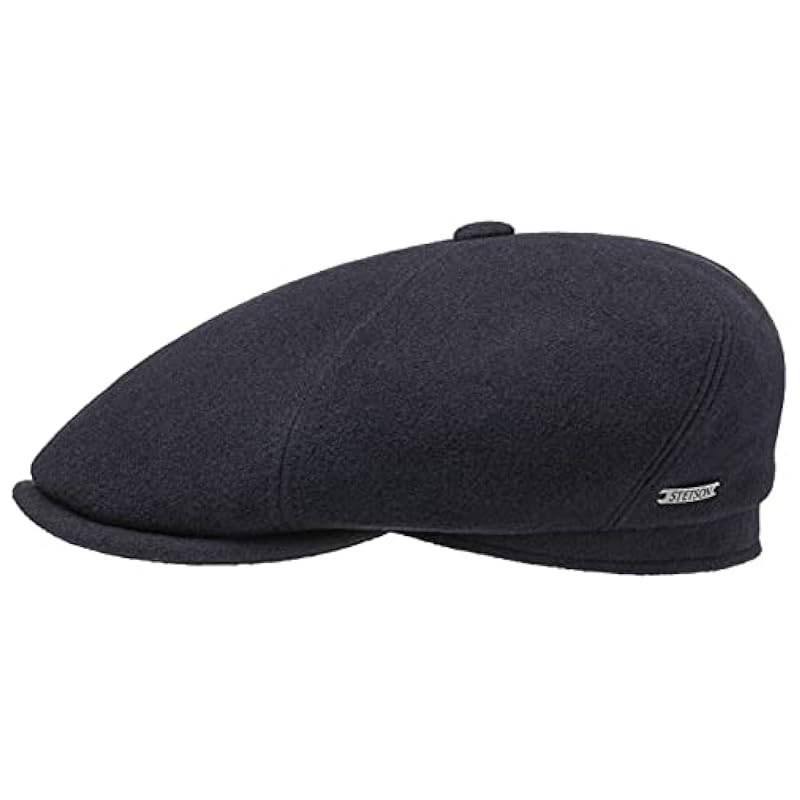Stetson Reid 6 Panel Flat Cap Men - Navy ‎mens Hats & Caps Stetson