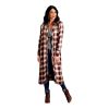 Stetson Stetson Western Dress Womens L/S Snap Plaid M Red 11-057-0597-7049 RE ‎womens Dresses