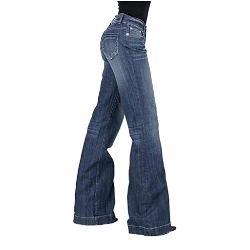 Stetson Women's 214 Trouser Jeans Blue 8 LNG Stetson ‎womens Jeans