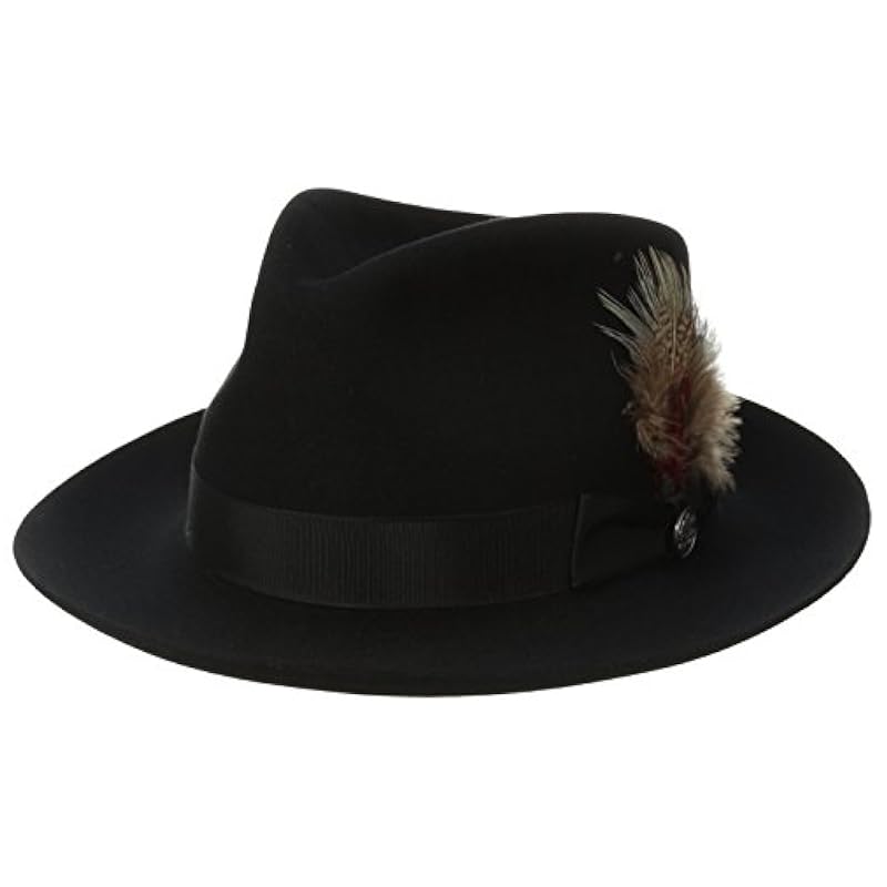 ‎mens Hats & Caps Stetson Stetson Men's Downs Royal Quality Fur Felt Hat Black