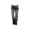 Stetson Women's 816 Fit White S Stitch Bootcut Jeans Denim 8 L Stetson ‎womens Jeans