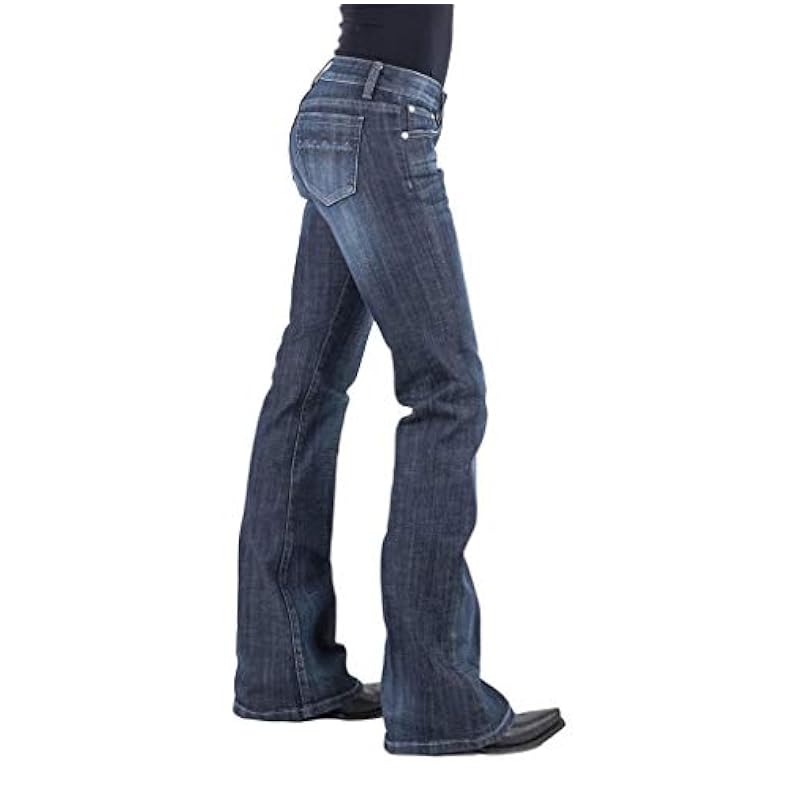 ‎womens Jeans Stetson Stetson Women's 816 Classic Bootcut Jeans Blue 4 SHT