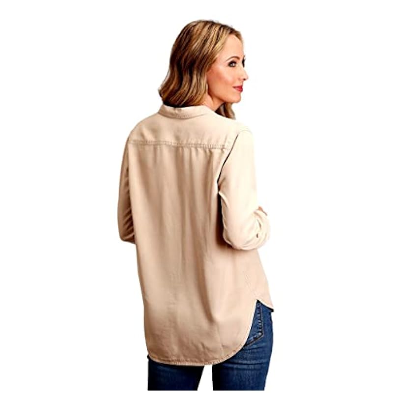 ‎womens Tops, Tees & Blouses Stetson Stetson Western Shirt Womens L/S Safari S Brown 11-050-0565-2000 BR