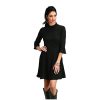 Stetson Stetson Western Dress Womens L/S Zipper Black 11-057-0592-7037 BL Dresses