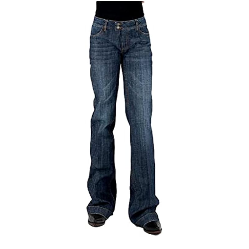 ‎womens Jeans Stetson Stetson Western Jeans Womens Sanded 6 Reg Blue 11-054-0214-0810 BU